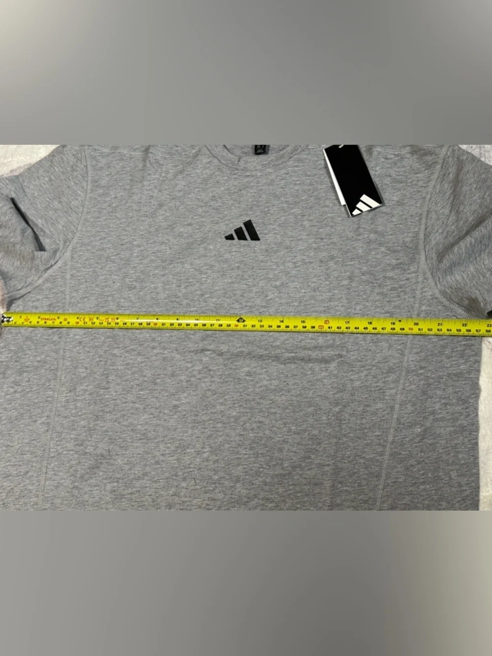 Adidas Men’s Grey Athletic Tee Size M New w/ tag